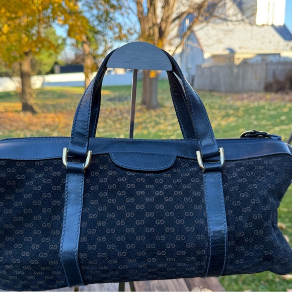 Gucci Vintage Suede Satchel - Picture 1 of 16